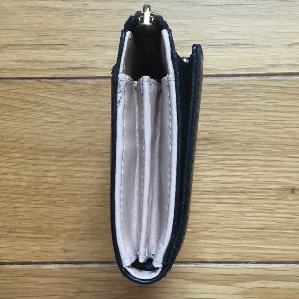 Kate Spade Black Leather Grand Street Layton Wallet Wristlet - Picture 5 of 14